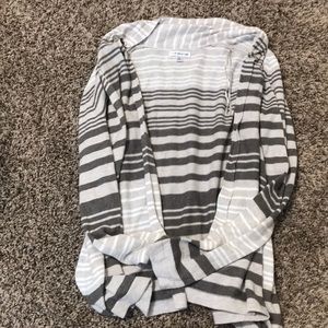 Croft & Barrow small ombré  stripped cardigan